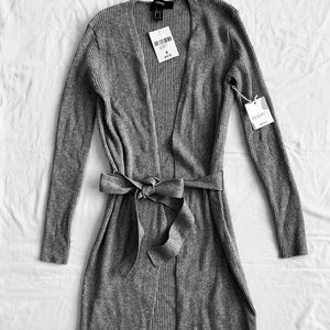 NWT F21 Ribbed Duster Cardigan